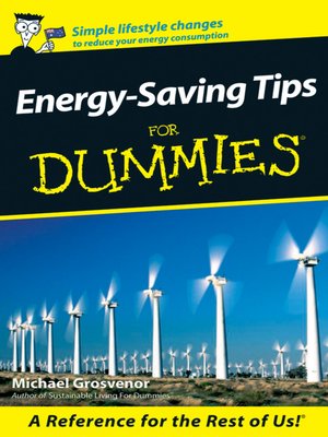 Energy-Saving Tips For Dummies - ebook